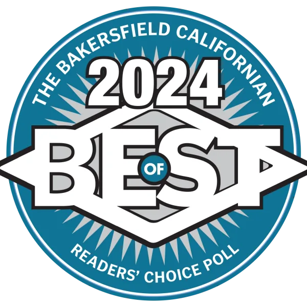 Best Dentist in Bakersfield award badge